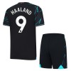 Camisola + Calções Manchester City Haaland 9 Criança Equipamento 3ª 23/24